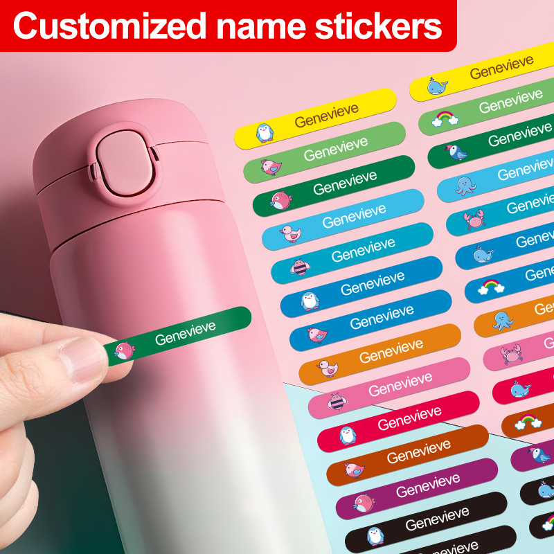 Baby Clothing Labels - Custom Waterproof Name Stickers for Kids