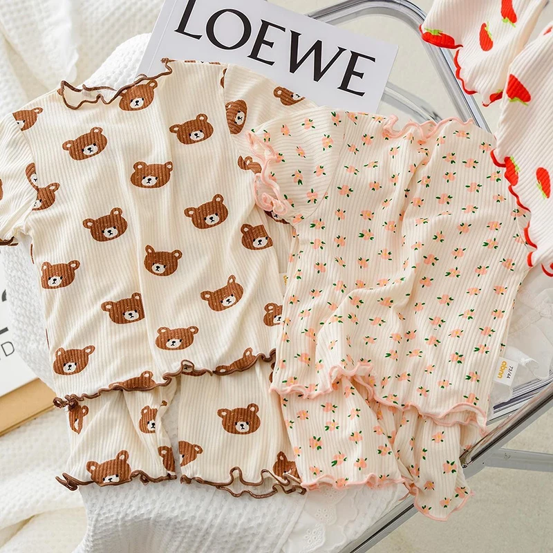 Baby Clothing For Sale - 2026 Summer cotton cartoon casual Pajama