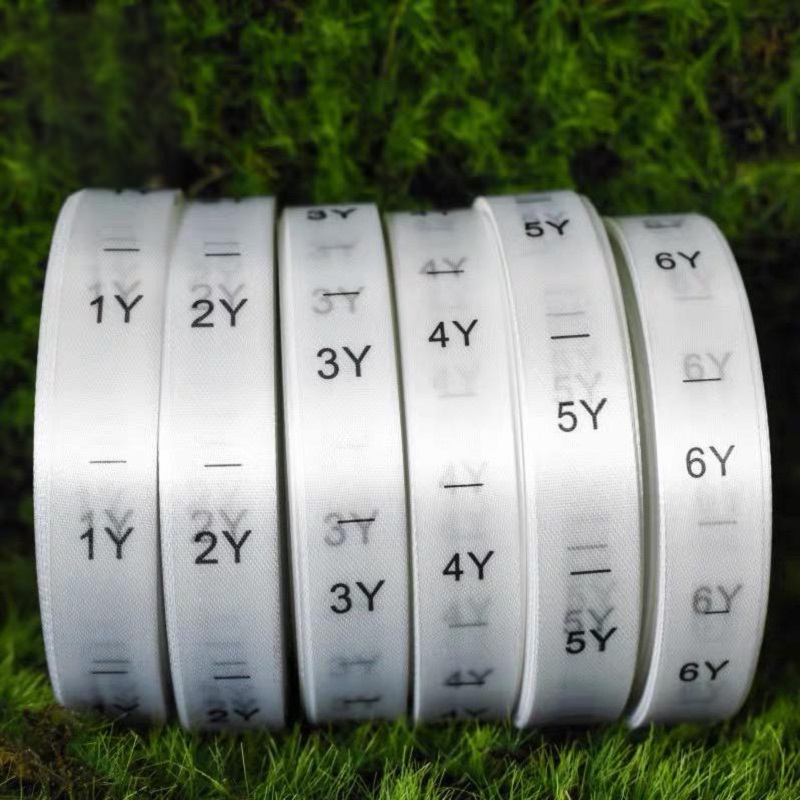 Baby Clothing Labels - 1000pcs/roll kids size labels/New Baby clothing