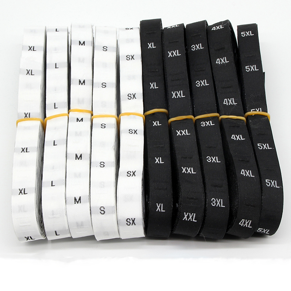Baby Clothing Labels - 500Pcs/Lot Stock Size Number Xs S