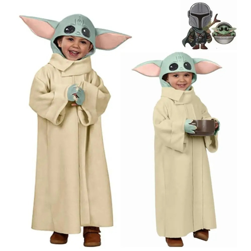 Baby Yoda Clothing - Kids Baby Yoda Cosplay Costume Cute