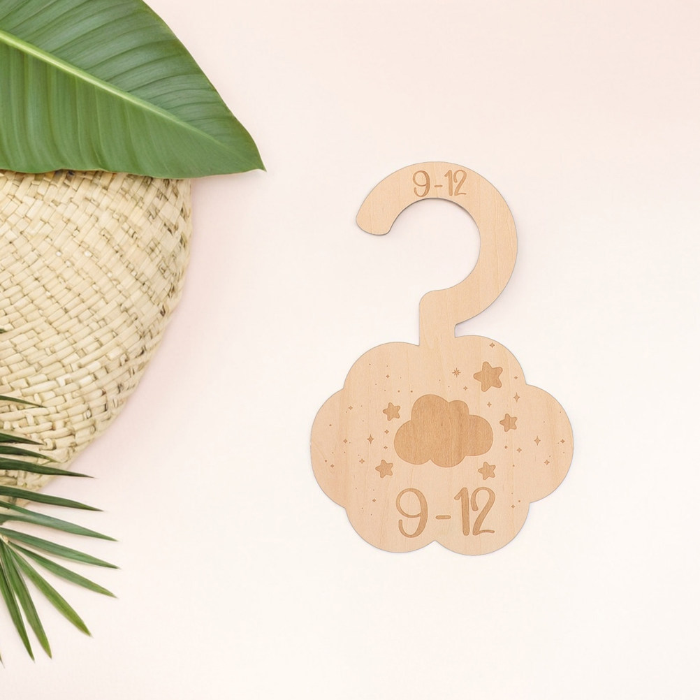 14Pcs Wooden Nursery Clothes D - огляд і ціна Baby Clothing Dividers