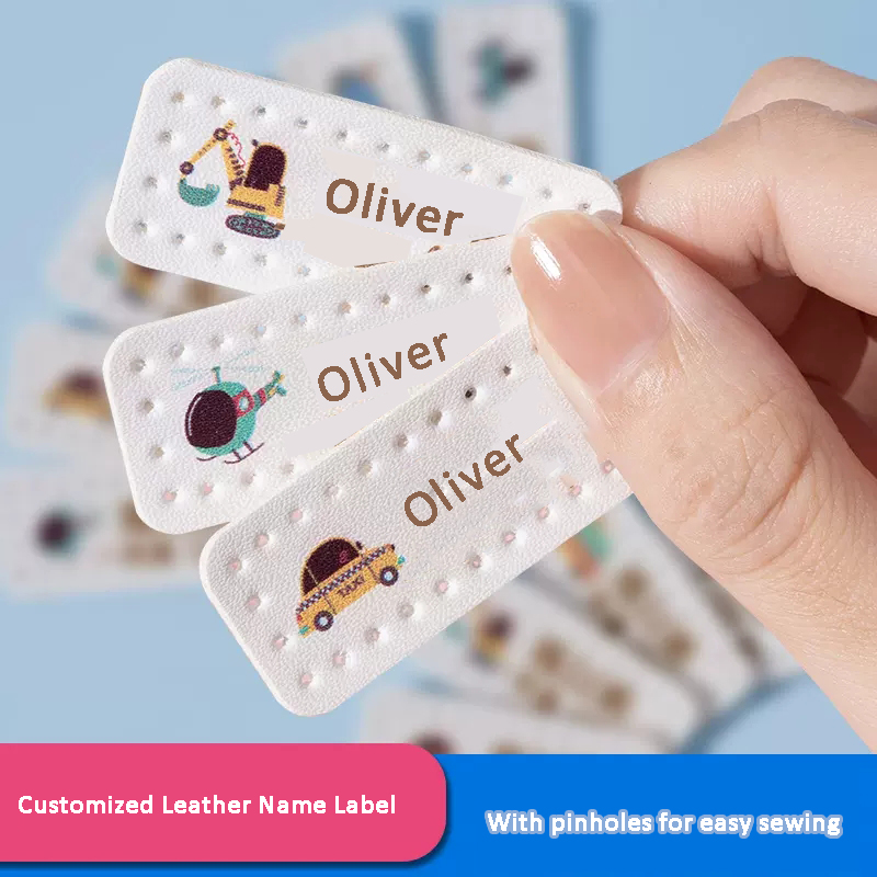 Customized Name Leather Laser  - огляд і ціна Baby Clothing Labels