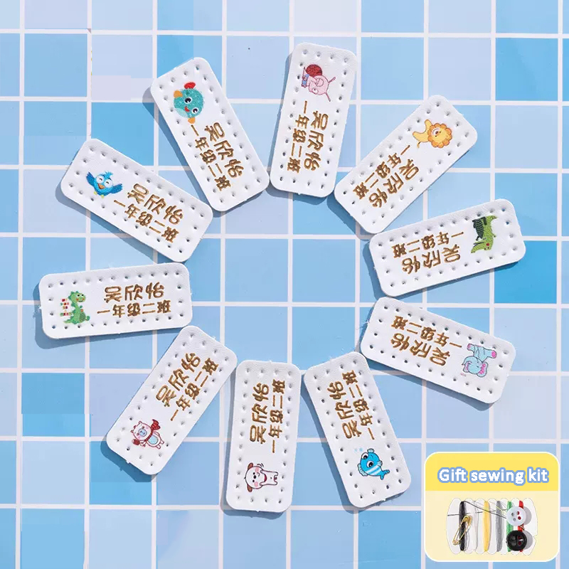 Customized Name Leather Laser  - огляд і ціна Baby Clothing Labels
