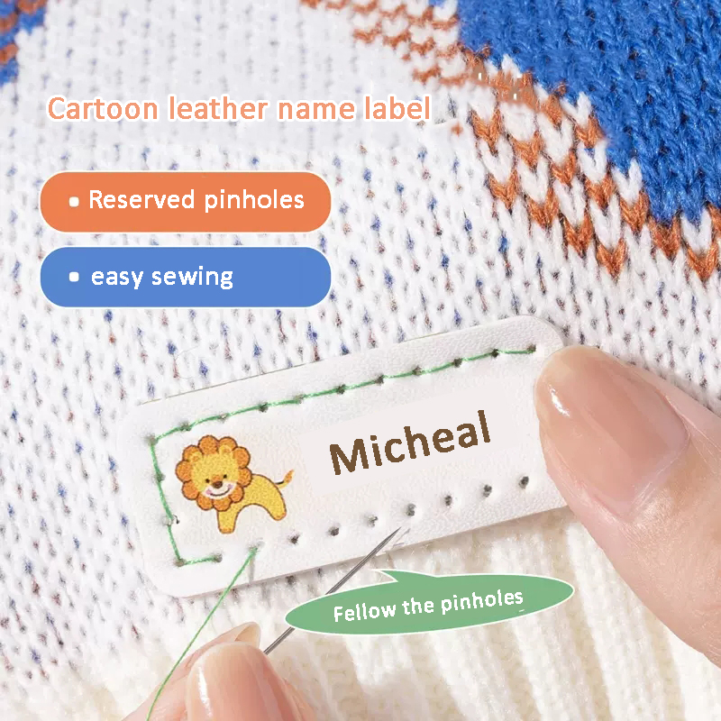 Customized Name Leather Laser  - огляд і ціна Baby Clothing Labels