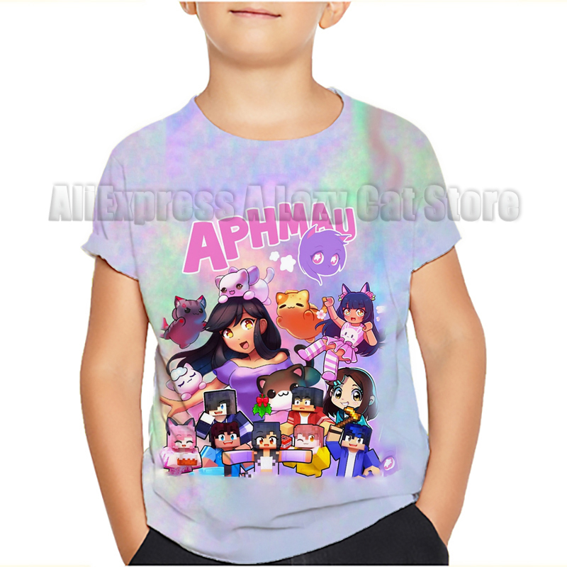 Aphmau Meows Cat T Shirts Cart - огляд і ціна Baby Clothing For Sale