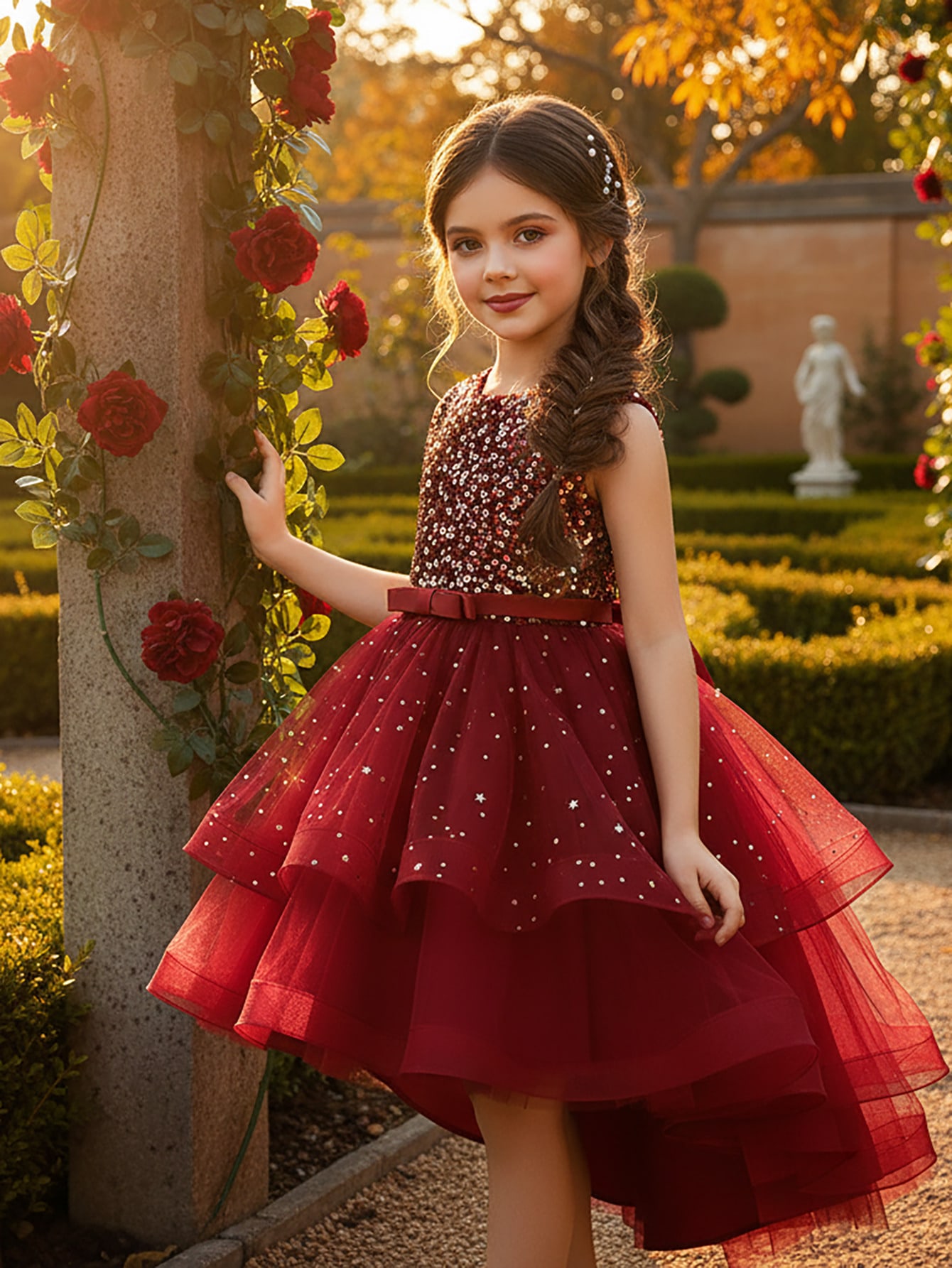 Baby Girl Princess Floral Sequ - огляд і ціна Baby Clothing Discount