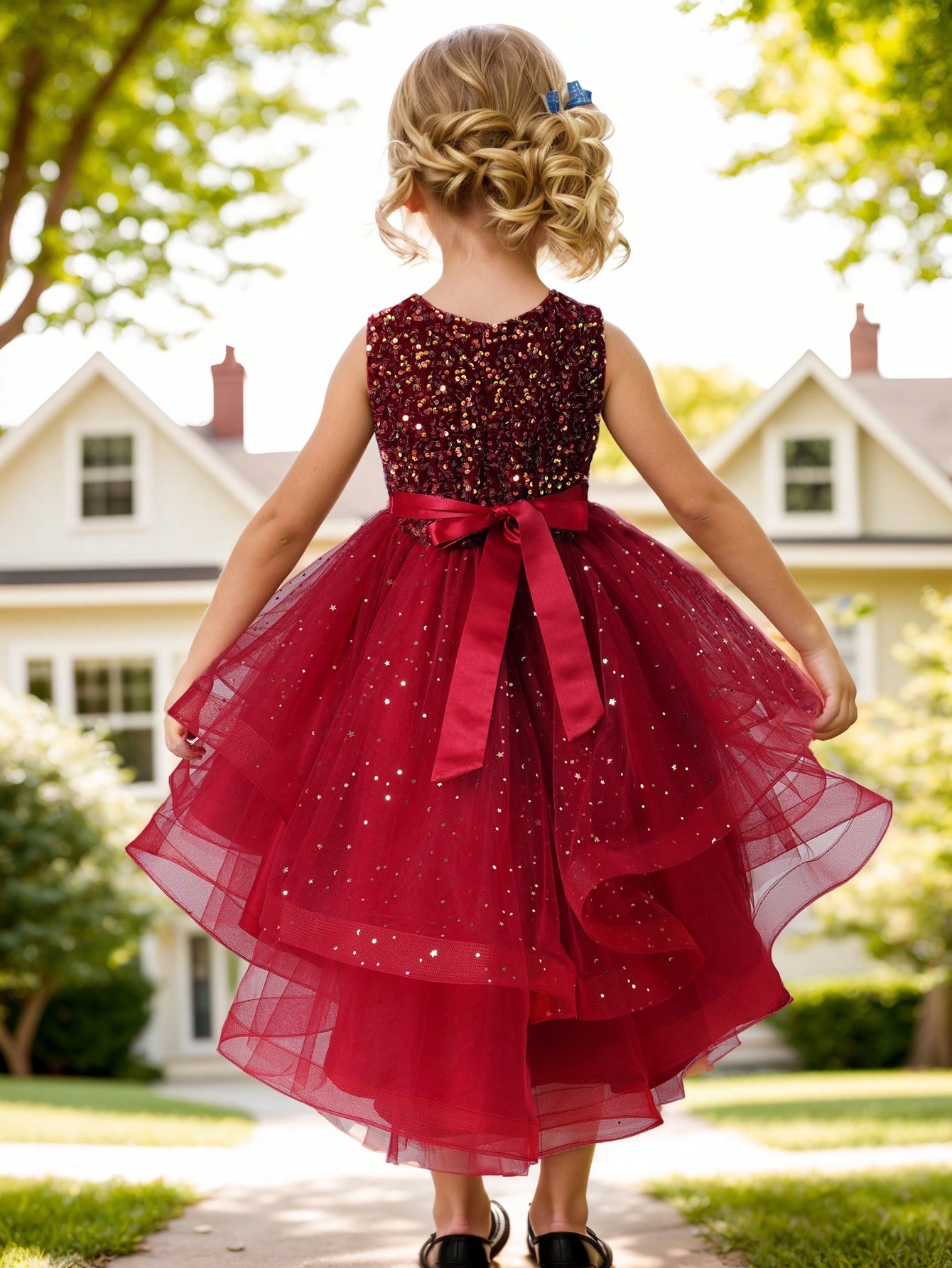 Baby Girl Princess Floral Sequ - огляд і ціна Baby Clothing Discount