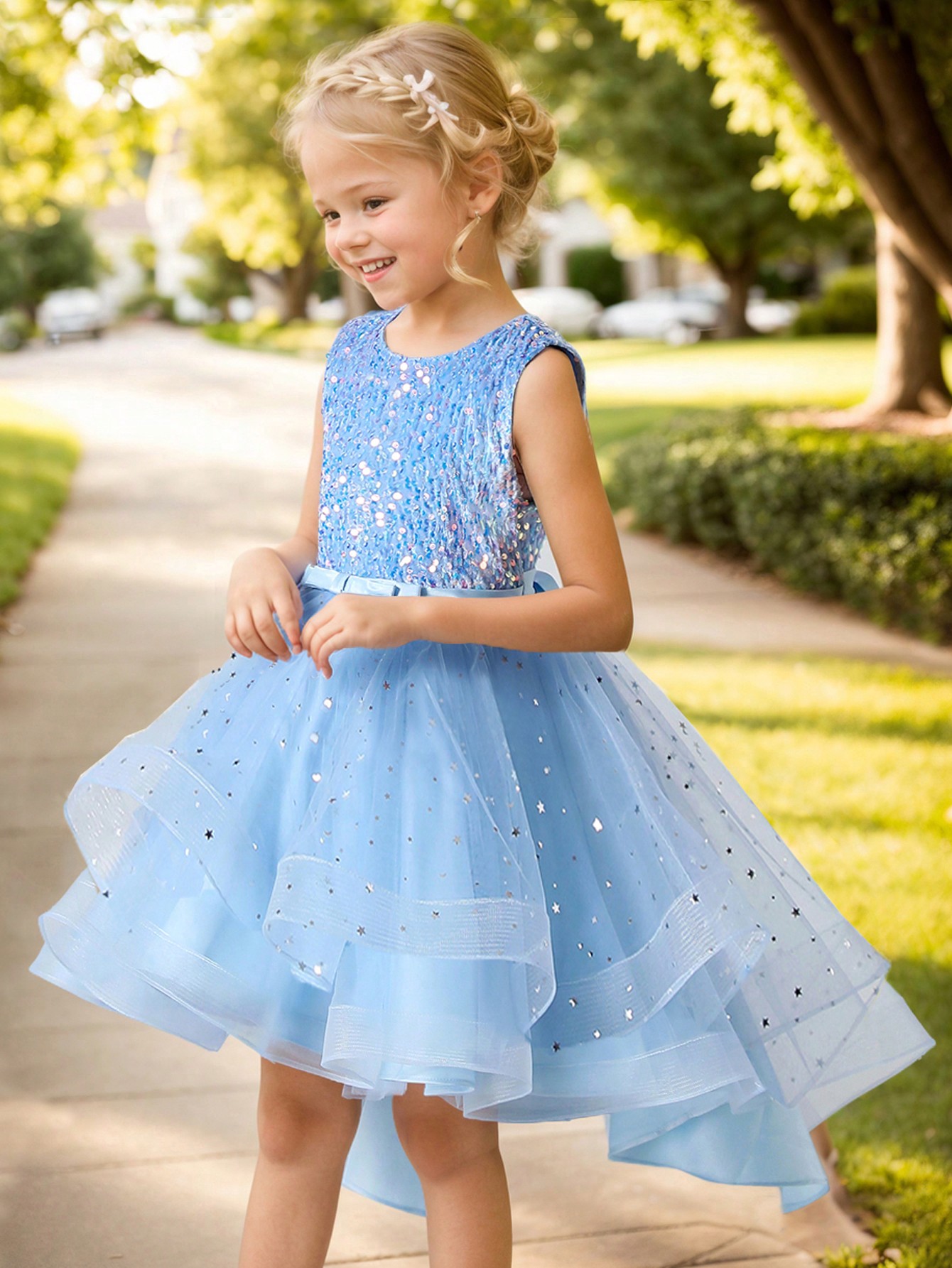 Baby Girl Princess Floral Sequ - огляд і ціна Baby Clothing Discount