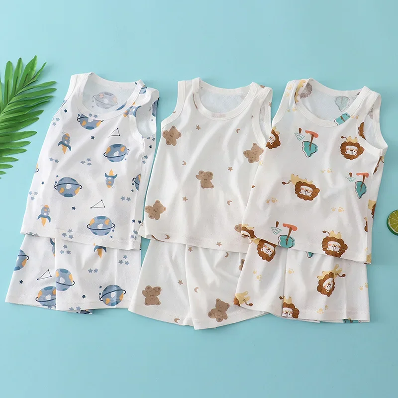 Kids Bamboo Cotton Vest Suit S - огляд і ціна Baby Clothing For Sale