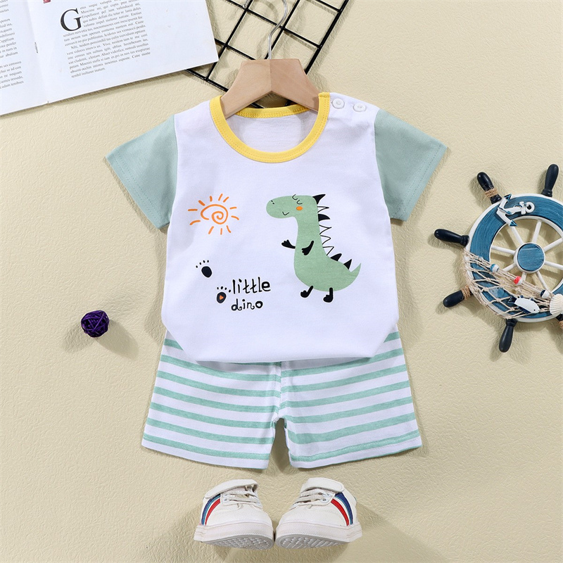 Cotton Tees+Shorts 2-piece Tra - огляд і ціна Baby Clothing For Sale