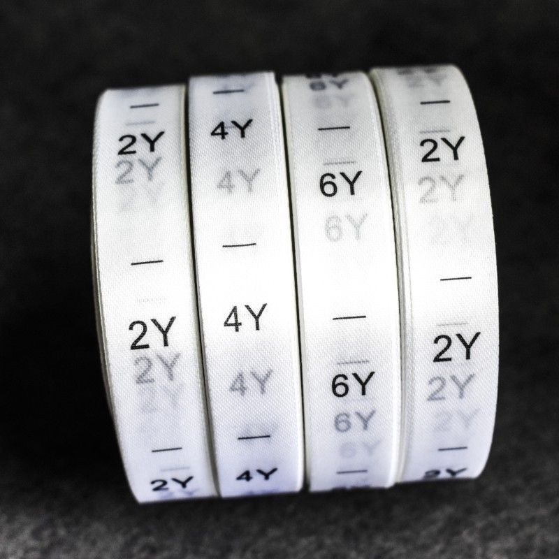1000pcs/roll  kids size labels - огляд і ціна Baby Clothing Labels